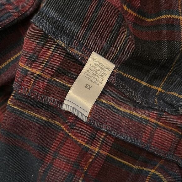 New La Hearts XS plaid sweatshirt - Picture 4 of 5